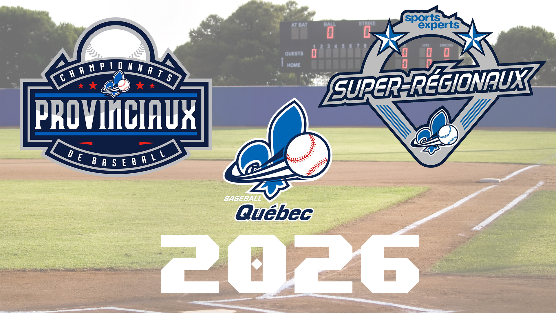 Dates championnats Baseball Québec - Une